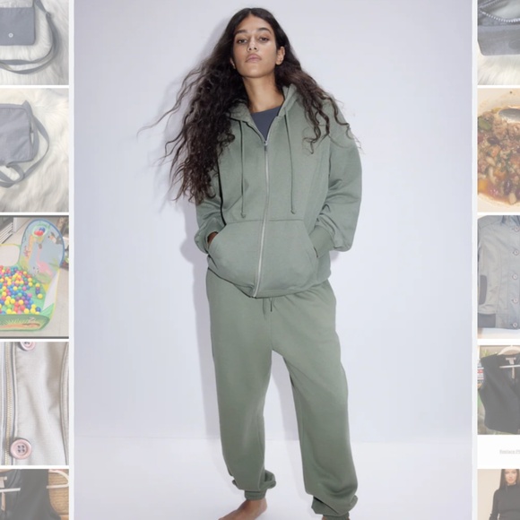 H & M 2-PIECE LOOSE FIT HOODIE AND JOGGERS SET. NWOT - Picture 1 of 12